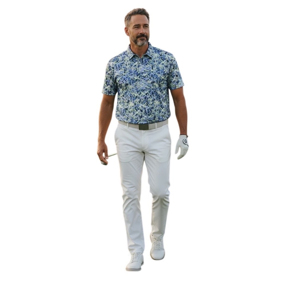 Callaway Mens 3X Peacoat Polo Short Sleeve Blue Golf Apparel‎